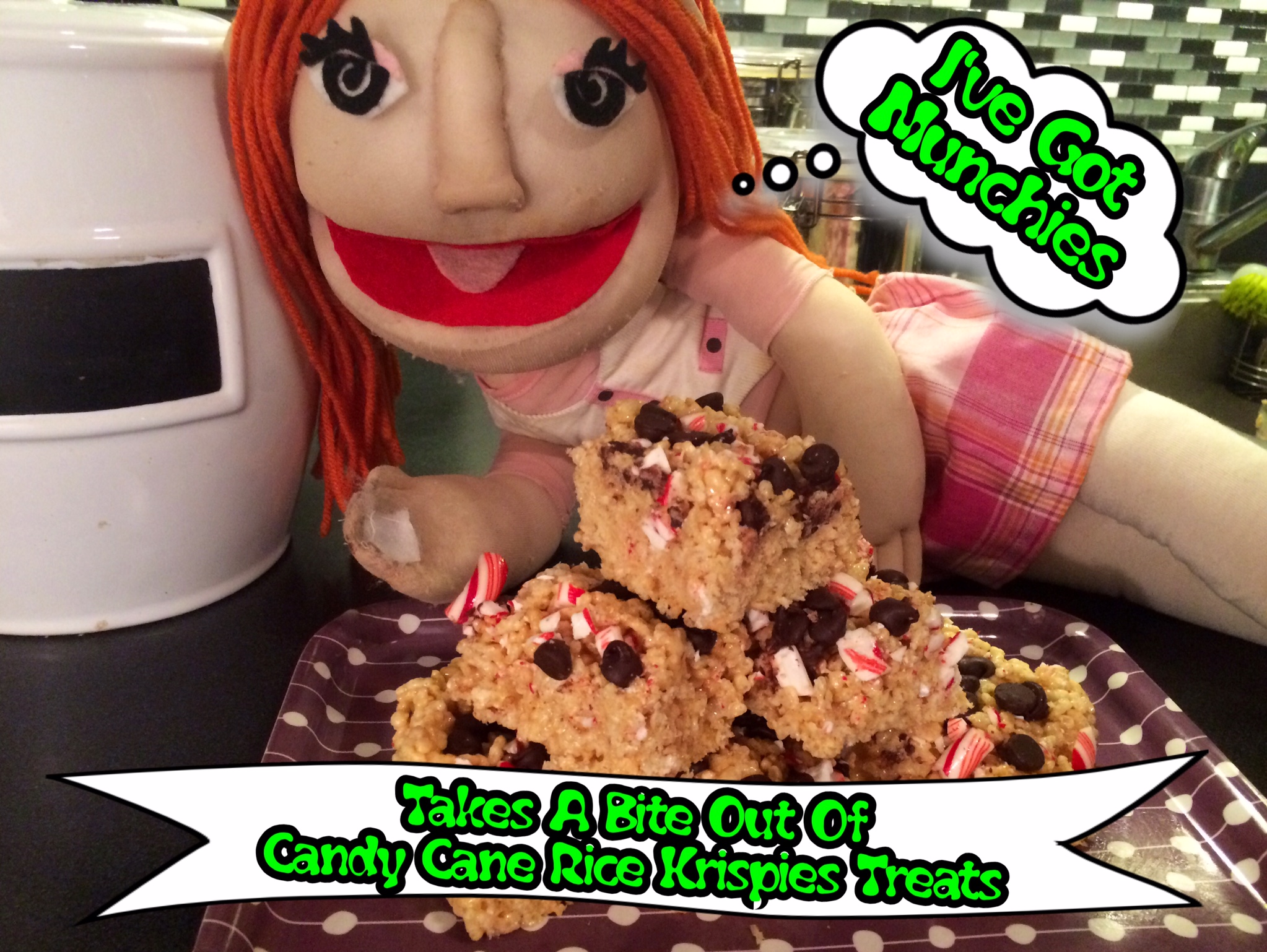 I’ve Got Munchies Episode Takes a Bite out of Candy Cane Rice Krispies